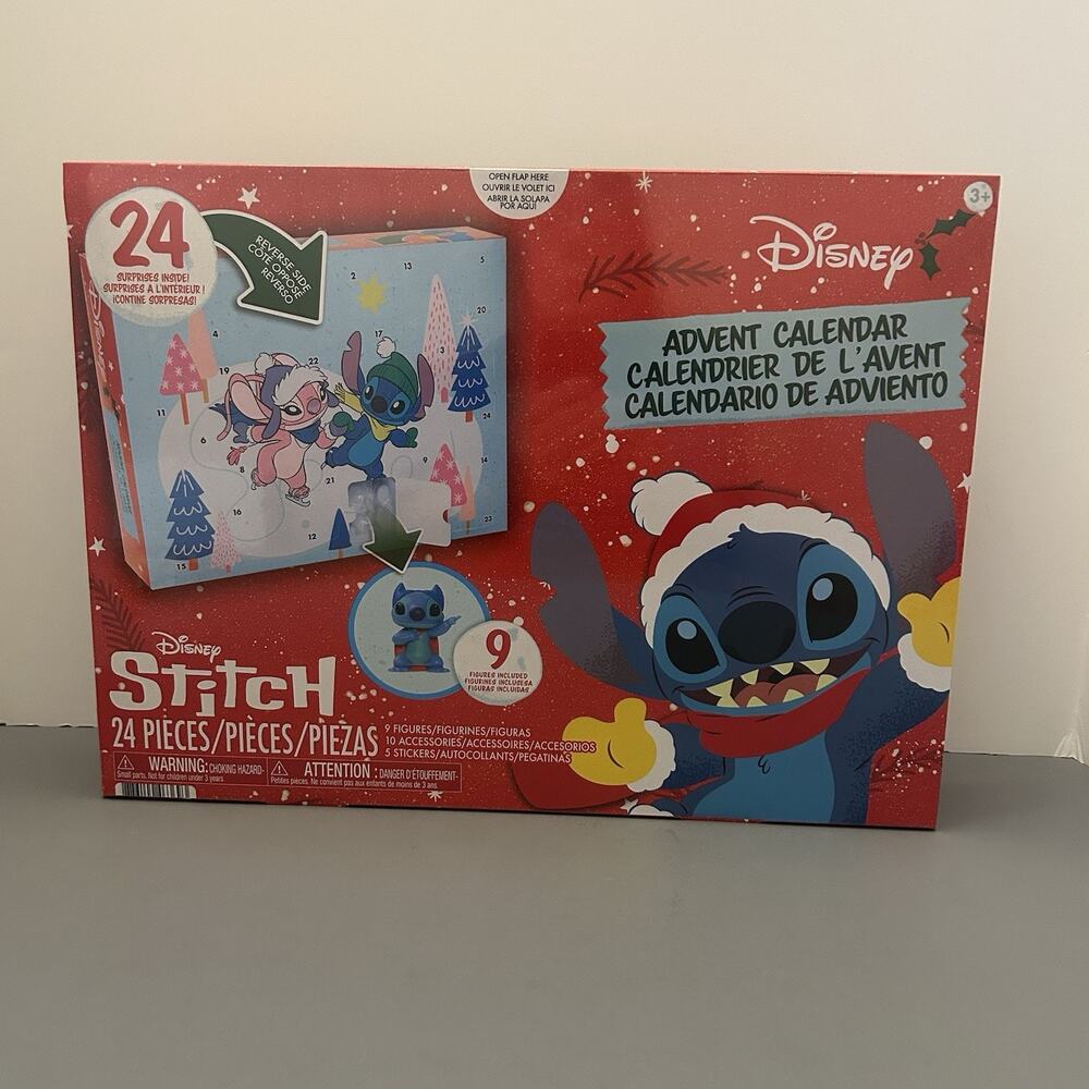 Disney Stitch 2025 Advent Calendar 24 Surprises Inside NEW
